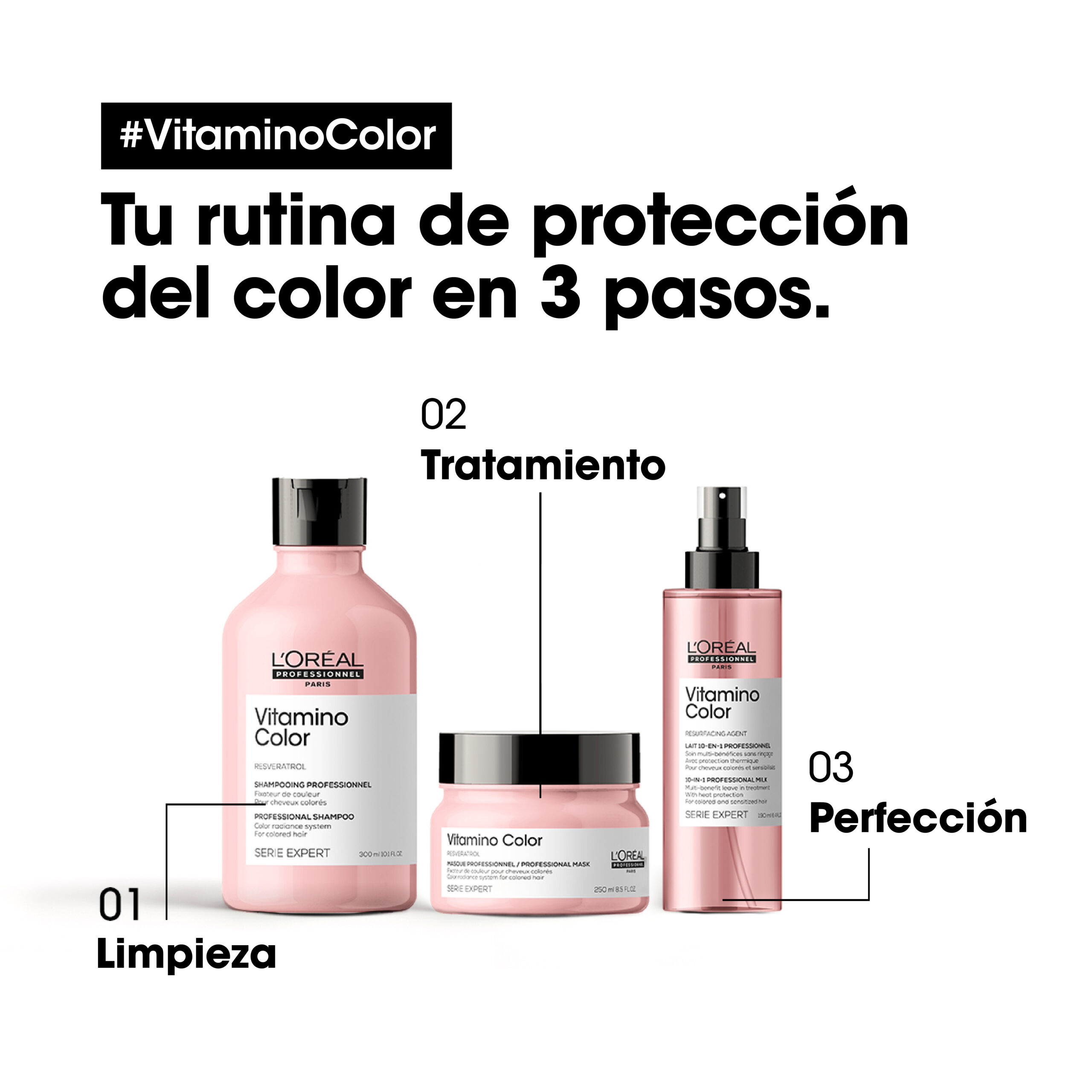 Shampoo Vitamino Color | 1500 ML | L'Oréal Professionnel - Imagen 8