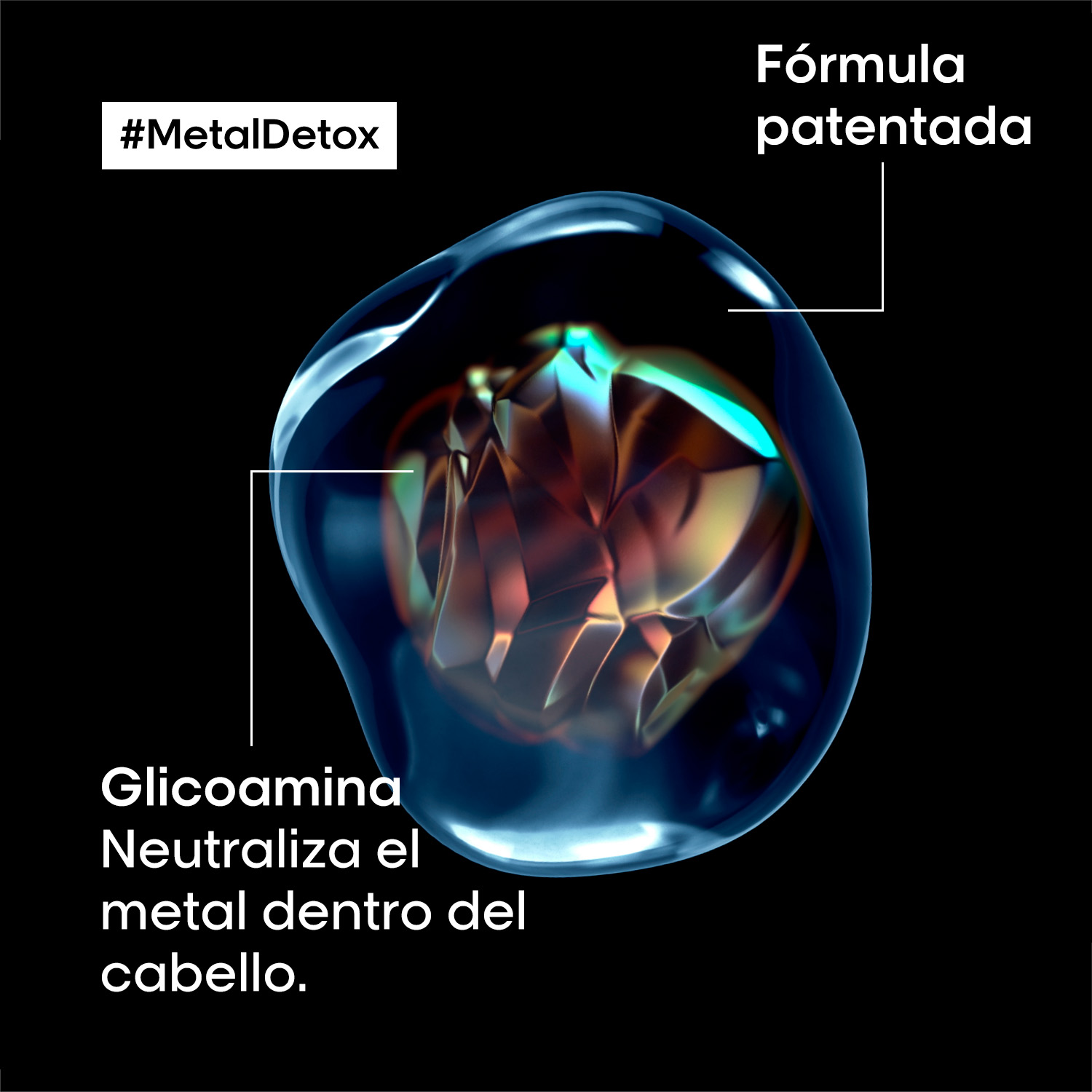 Crema de Peinar Leave-In Metal Detox 100ml L'Oréal Professionnel - Imagen 5