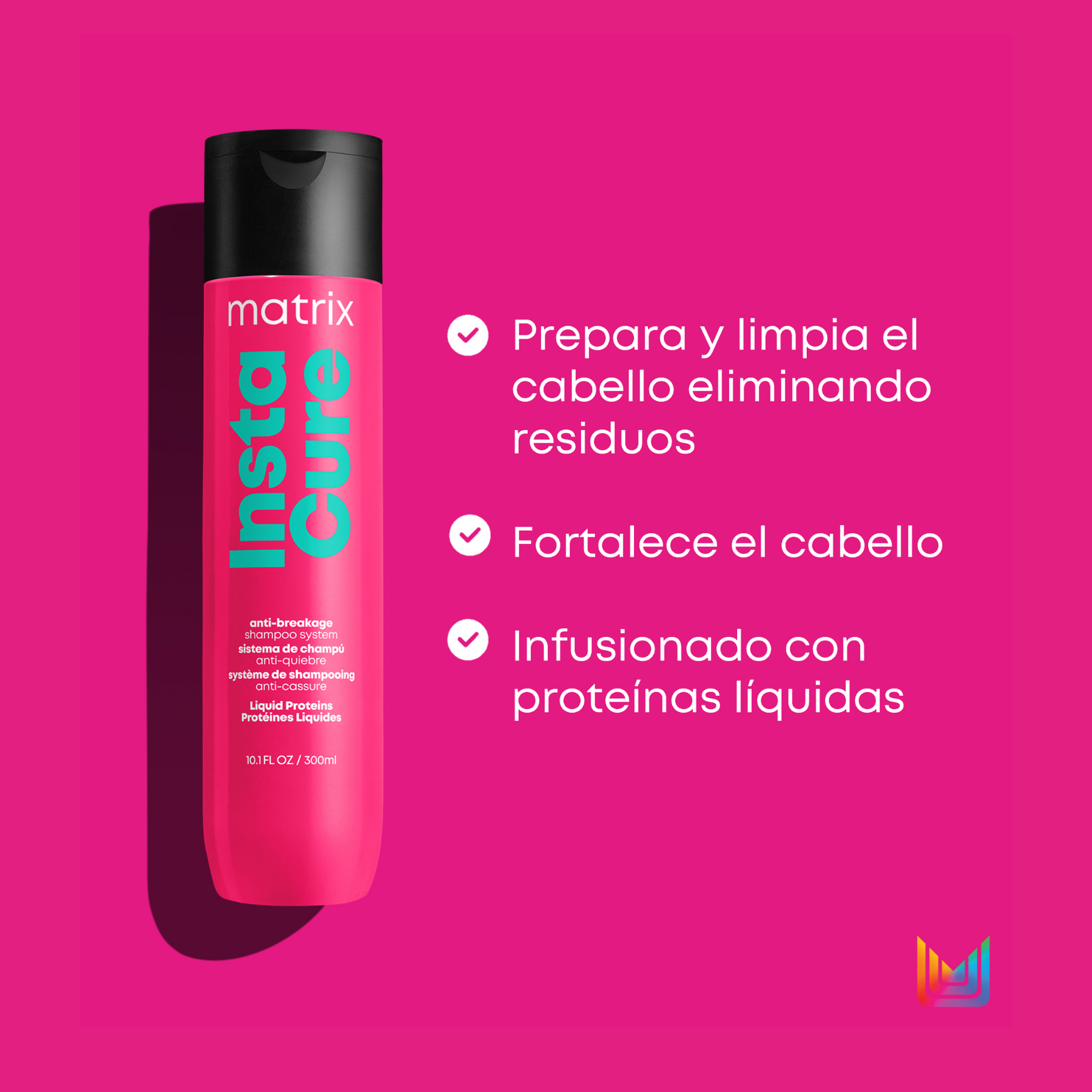 Shampoo Instacure 300ml Matrix - Imagen 2