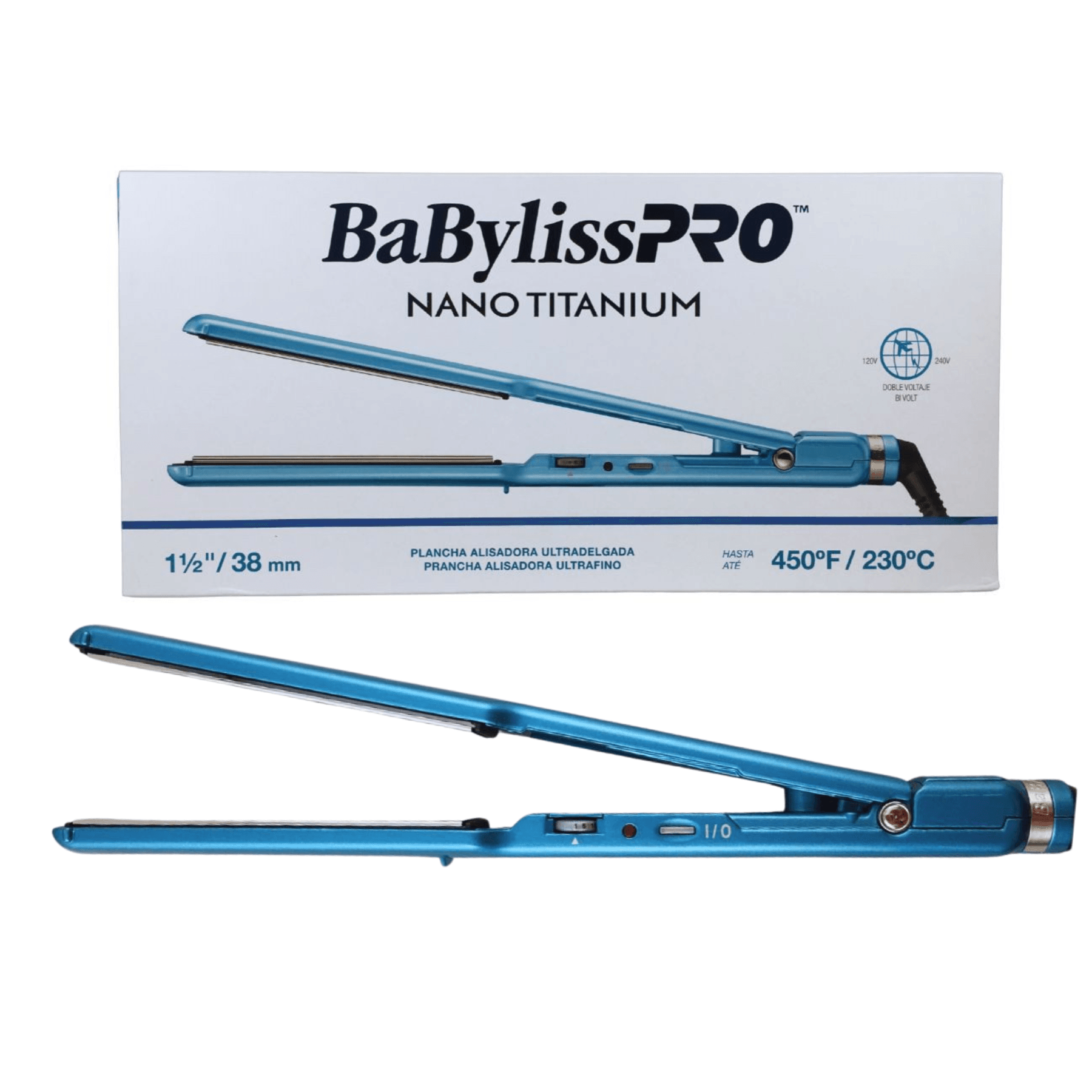 Plancha Ultra Delgada Bivoltaje Nano Titanium | 230ºC | Babyliss - Imagen 4