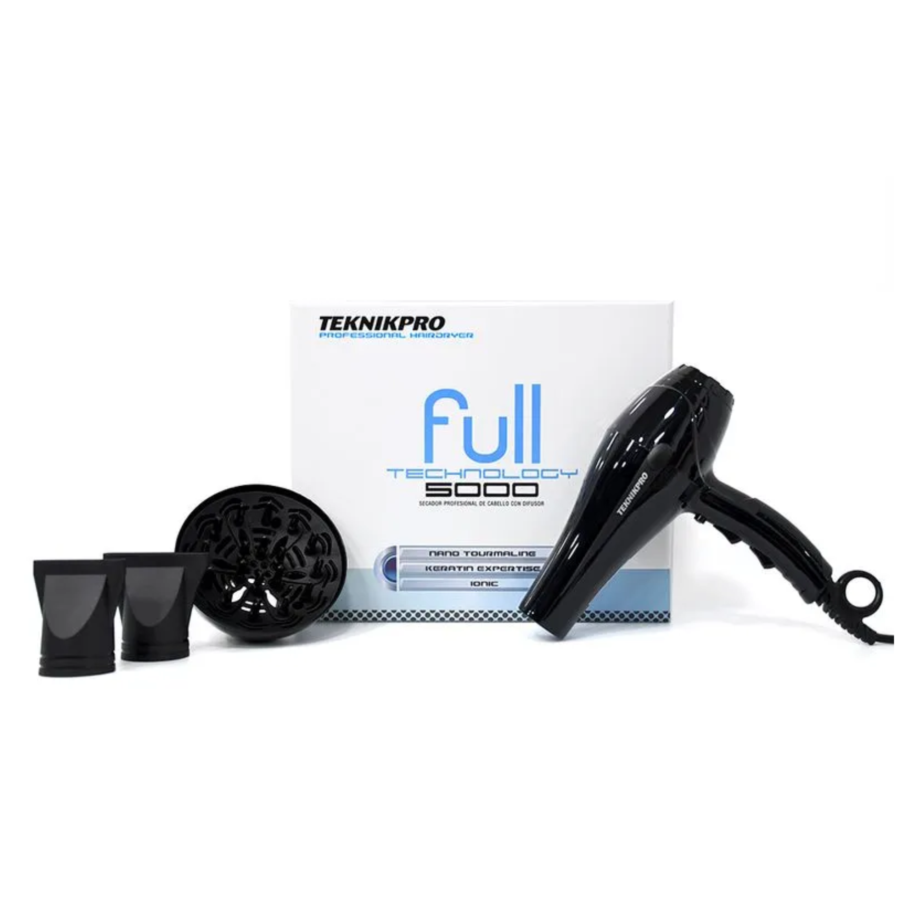 Secador Full Technology 5000 con Difusor | 2200W | Teknikpro - Imagen 3