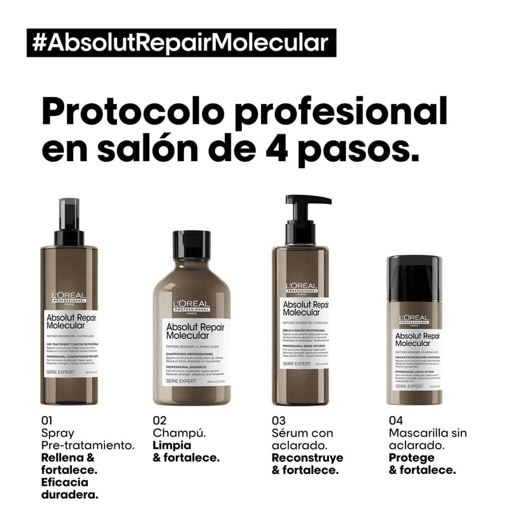 Pre-Tratamiento Absolut Repair Molecular 190ml L'Oréal Professionnel - Imagen 6