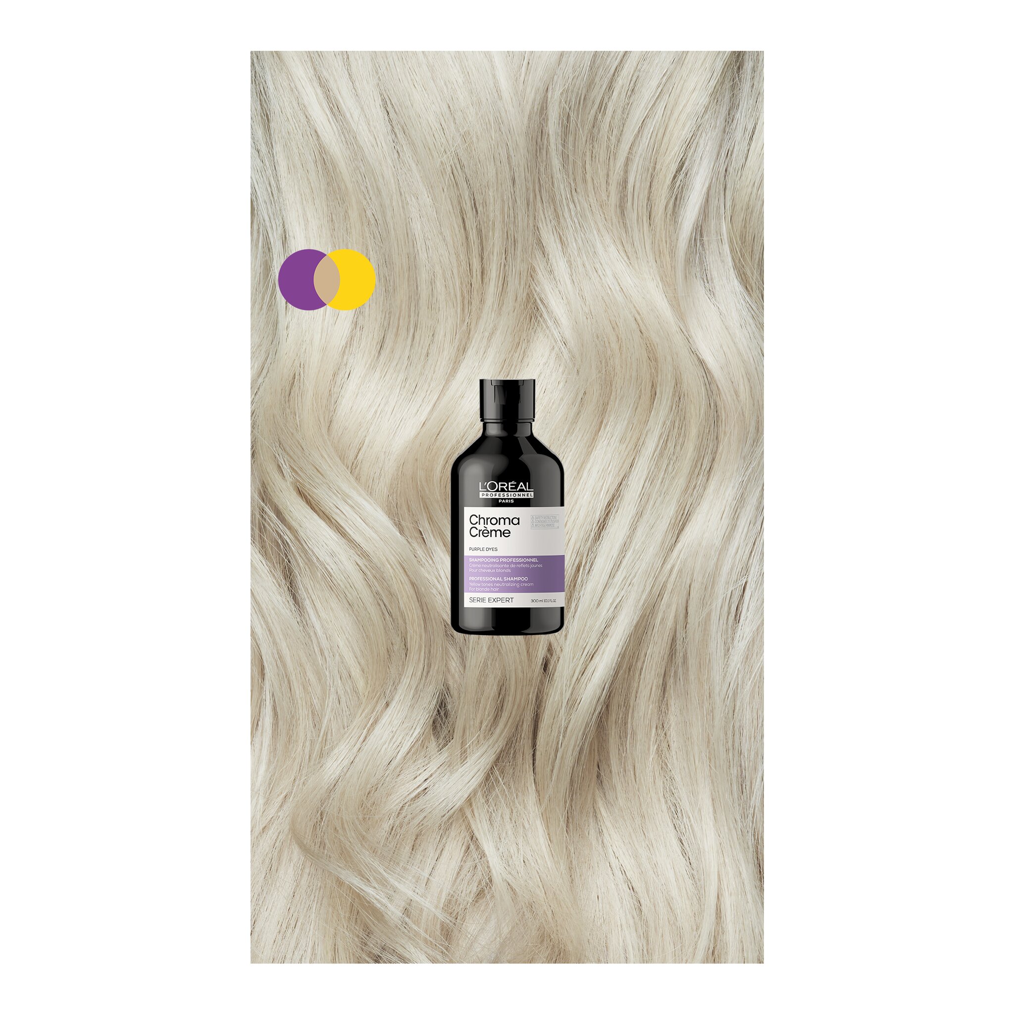 L'Oréal Professionnel CHROMA CREME LP SE Chroma Purple Shp 300ml V310 - Packshot Oficial