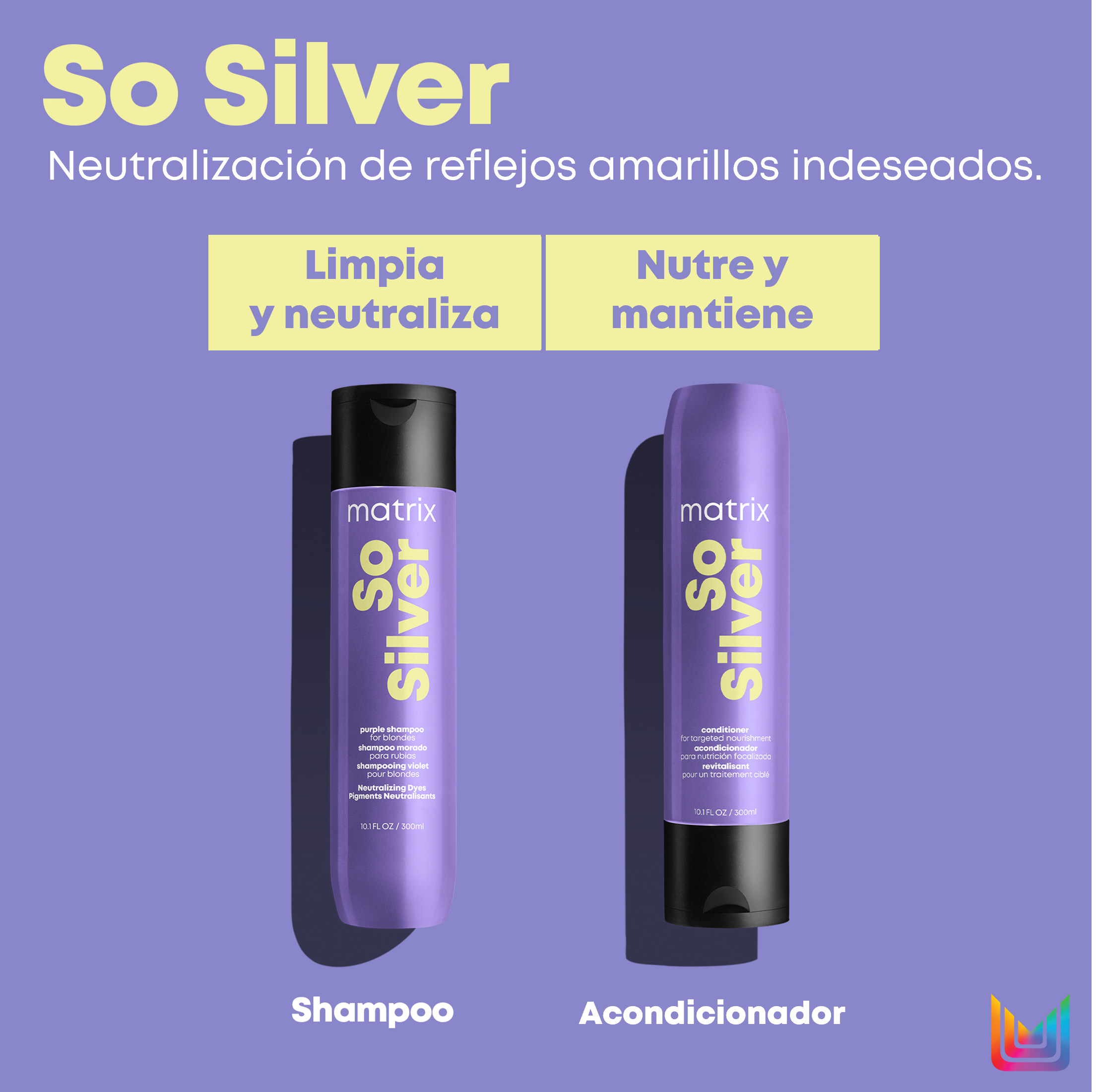 Matrix So Silver MX TR SO SILVER PIGMENTED CONDITIONER - Packshot Oficial