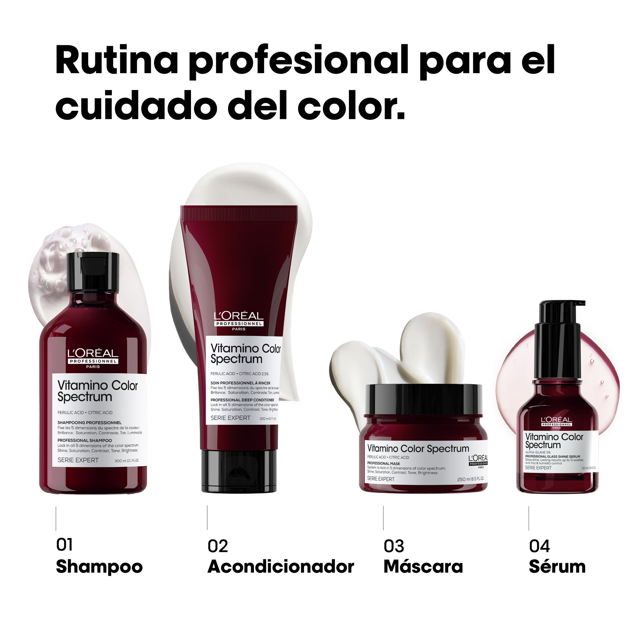 L'Oréal Professionnel Vitamino Color Spectrum LP SE Spectrum GlassShine 50mL V034 - Packshot Oficial