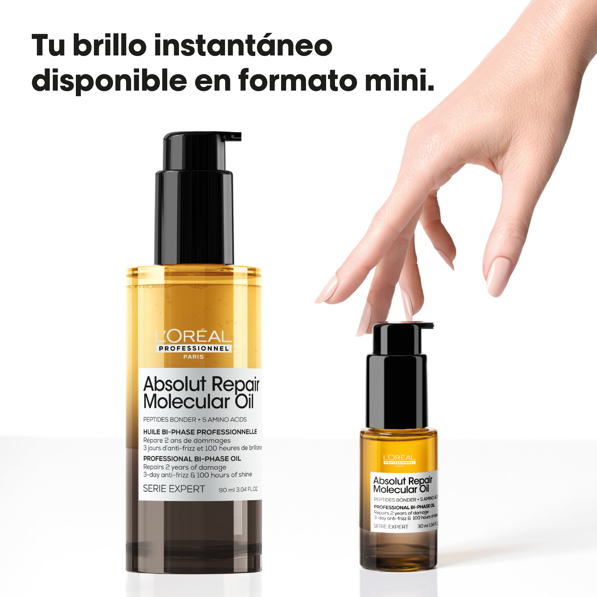 L'Oréal Professionnel Absolut Repair Molecular LP SE ARM Dual Oil 90ml V034 - Packshot Oficial