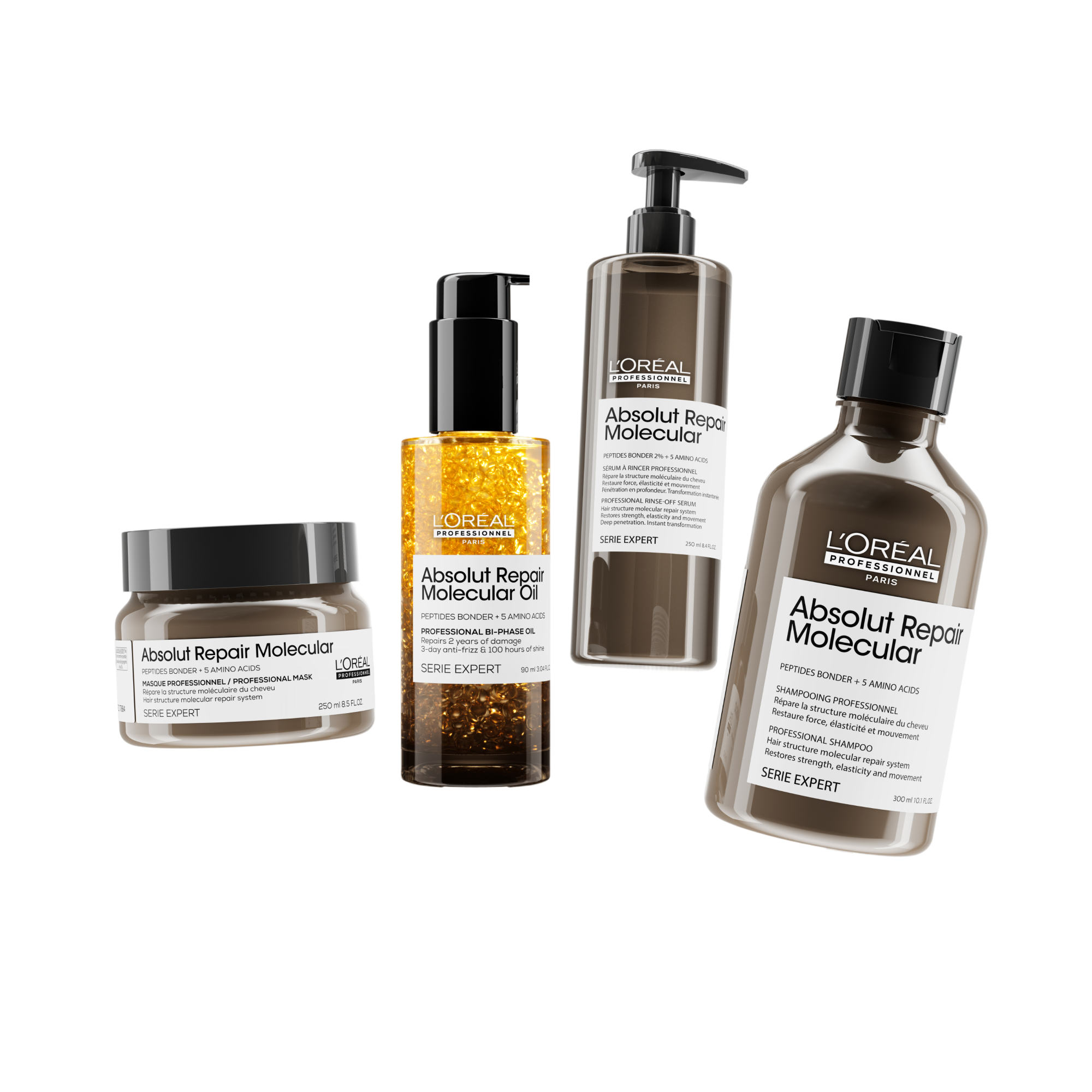 L'Oréal Professionnel Absolut Repair Molecular LP SE ARM Dual Oil 90ml V034 - Packshot Oficial