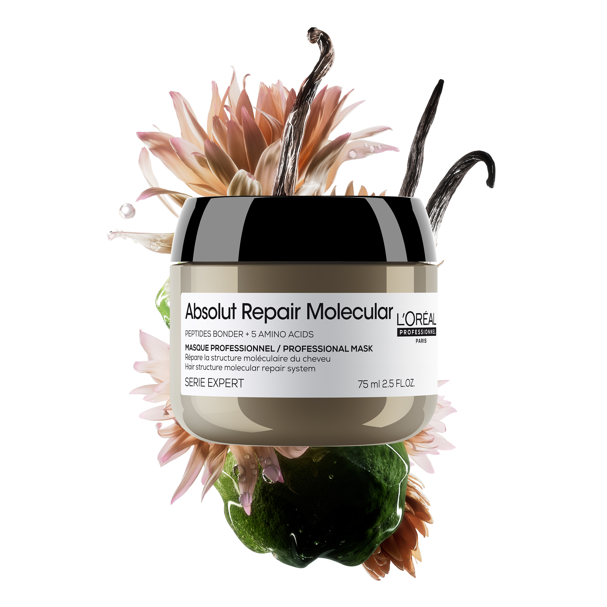 L'Oréal Professionnel Absolut Repair Molecular LP SE ARM RO Mask FG 75ml A16 - Packshot Oficial